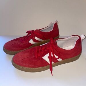 Cruza Red and White Sneakers Size 41 9.5